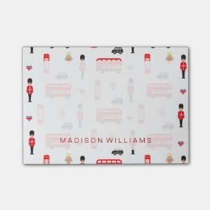 England-Symbol-Muster Post-it Klebezettel