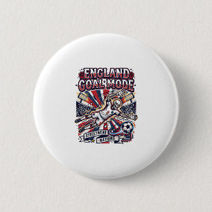 England Tor Modus Skelett Stürmer Nationen Streetw Button