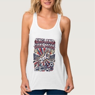 England Tor Modus Skelett Stürmer Nationen Streetw Tank Top