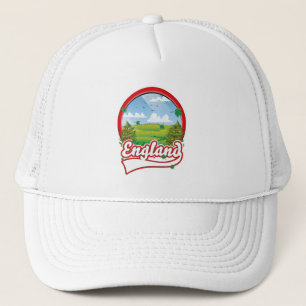England Travel Logo Truckerkappe