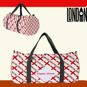 England und englische Flagge gekachelt rot Persona Duffle Bag