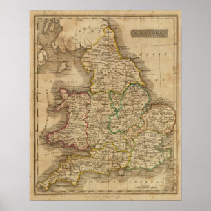 England und Wales 2 Poster