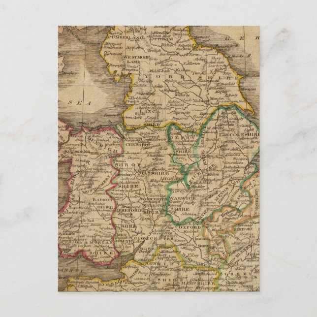 England und Wales 4 Postkarte (Vorderseite)