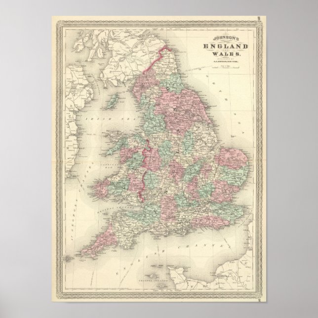 England und Wales 5 Poster (Vorne)