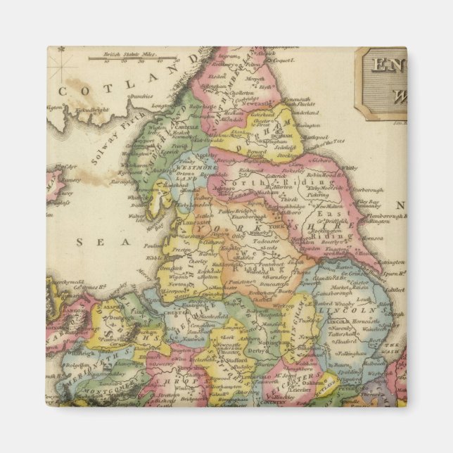 England und Wales Magnet (Vorne)