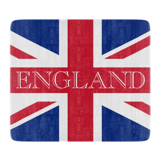 England: Union Jack Flag cbcc Schneidebrett (Vorderseite)