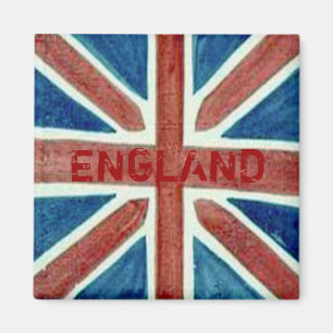 England Union Jack Flag Magnet