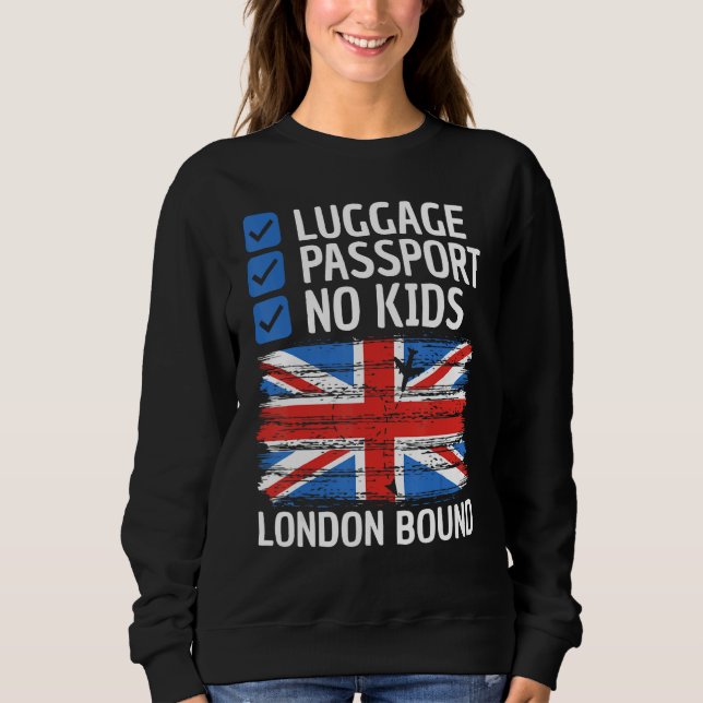 England United Kingdom UK Travel Vacation Outfit T Sweatshirt (Vorderseite)