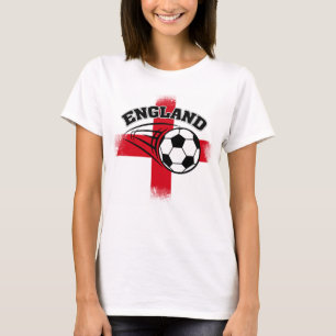 England Unterstützerfußball T-Shirt