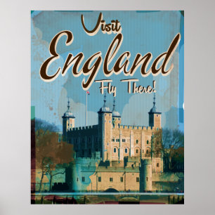England Vintage Reiseposter Poster