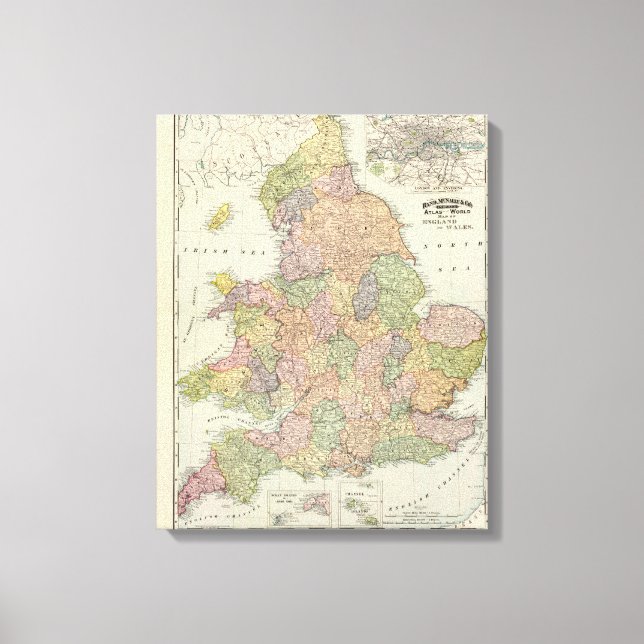 England, Wales 4 Leinwanddruck (Vorderseite)