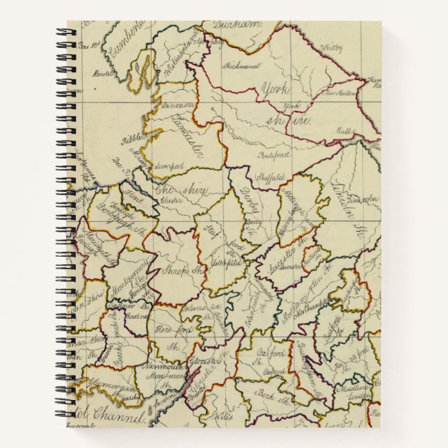 England, Wales 4 Notizbuch (Vorderseite)