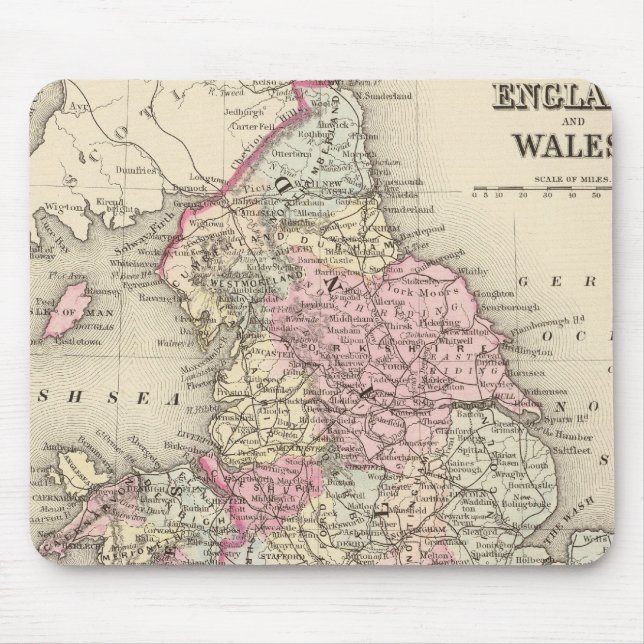England, Wales 5 Mousepad (Vorne)