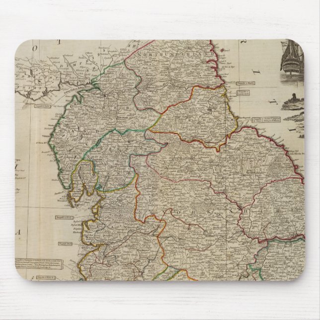 England, Wales nördlich Mousepad (Vorne)