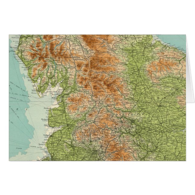 England & Wales, Nordteil (Vorderseite (Horizontal))