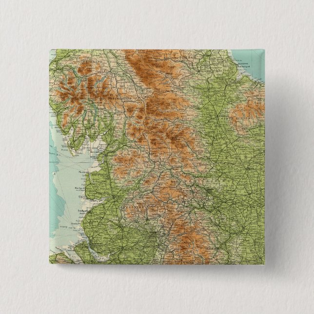 England & Wales, Nordteil Button (Vorderseite)