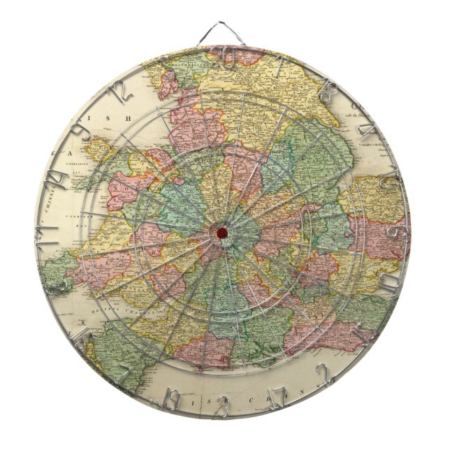 England, Wales, Schottland Dartscheibe (vorne)