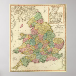 England, Wales, Schottland Poster