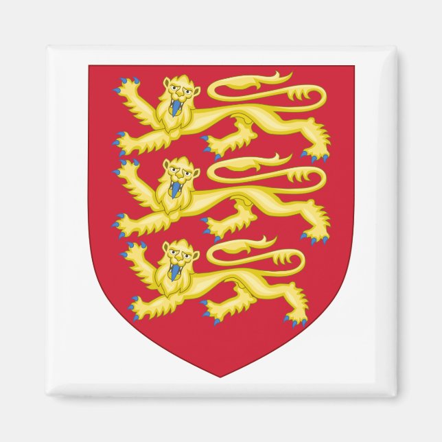 England-Wappen Magnet (Vorne)