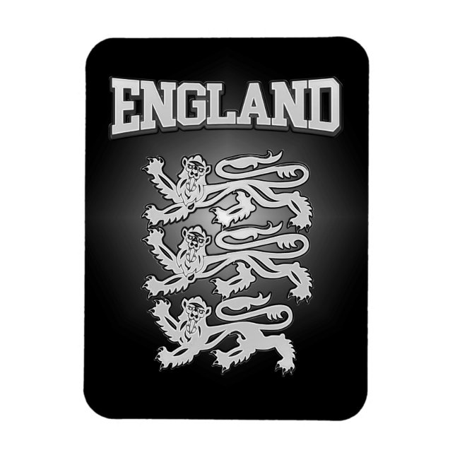 England-Wappen Magnet (Vertikal)