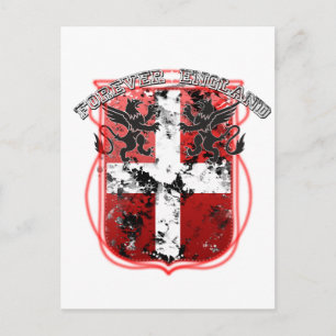 England Wappen Postkarte