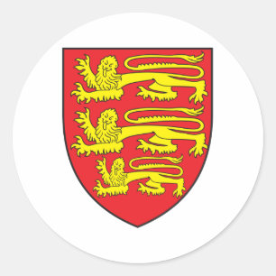 England-Wappen Runder Aufkleber