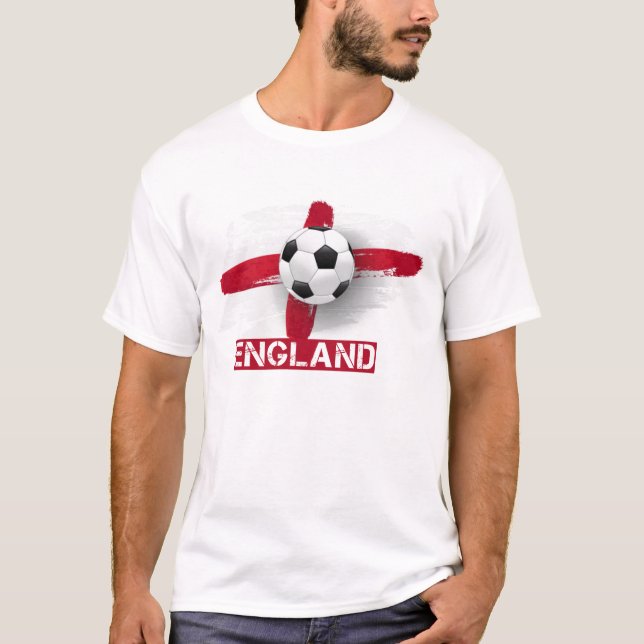 England Weißer T - Shirt. 03 T-Shirt (Vorderseite)