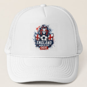 England Weltmeisterschaft 2026 Löwe Fußball Trucke Truckerkappe