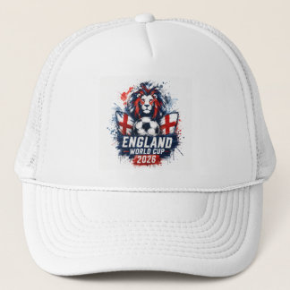 England Weltmeisterschaft 2026 Löwe Fußball Trucke Truckerkappe