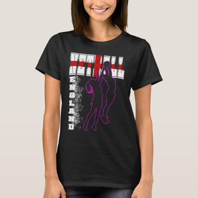 England World Team  Netball T-Shirt (Vorderseite)
