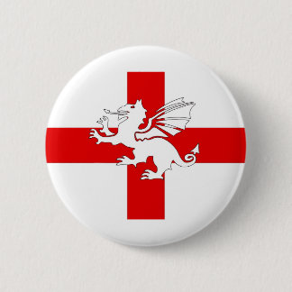 Englandflagge und -drache button