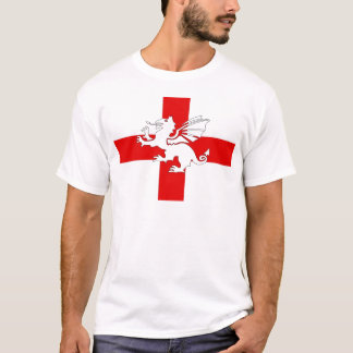 Englandflagge und -drache T-Shirt