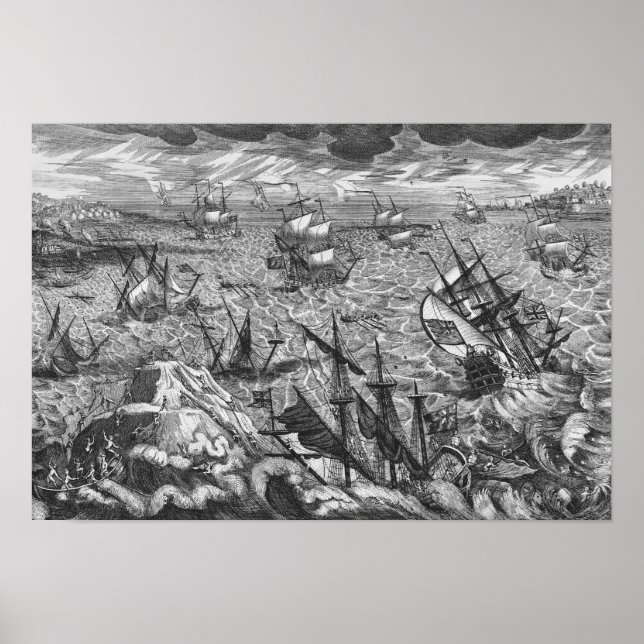 Englands großer Sturm Poster (Vorne)