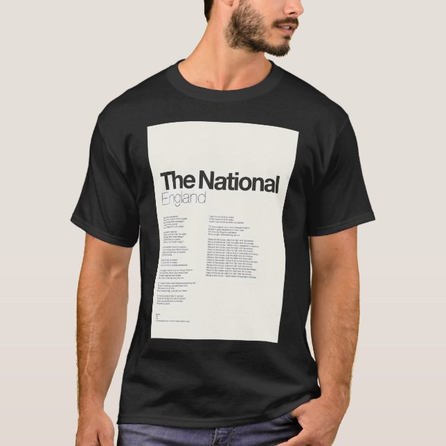 Englands T-Shirt (Vorderseite)