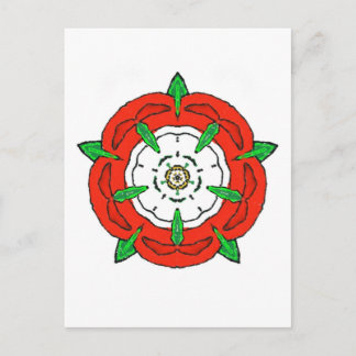 Englands Tudor-Rose Postkarte