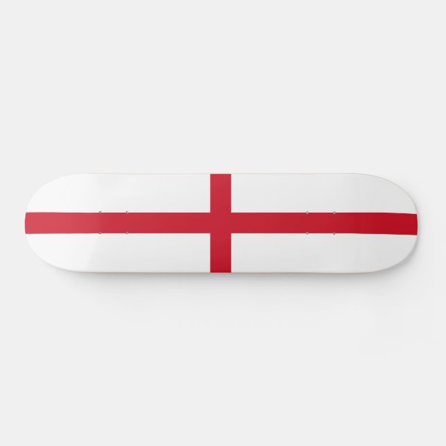 Englandsflagge Skateboard (Horizontal)