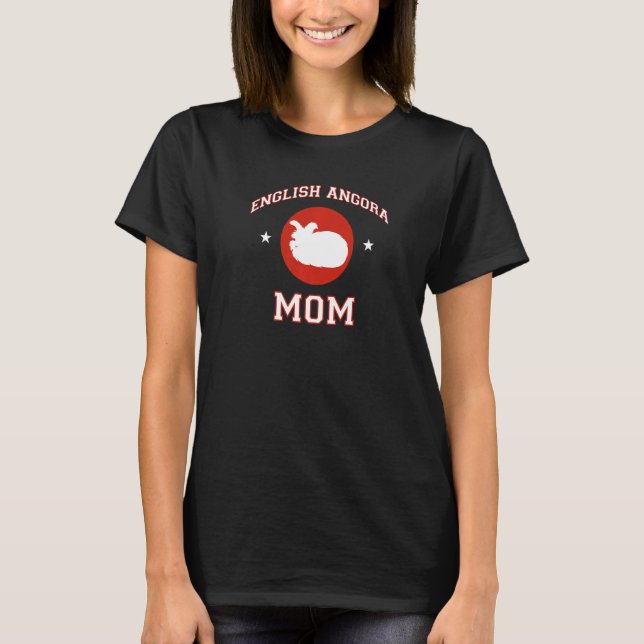 Englisch Angora Rabbit Mama T-Shirt (Vorderseite)