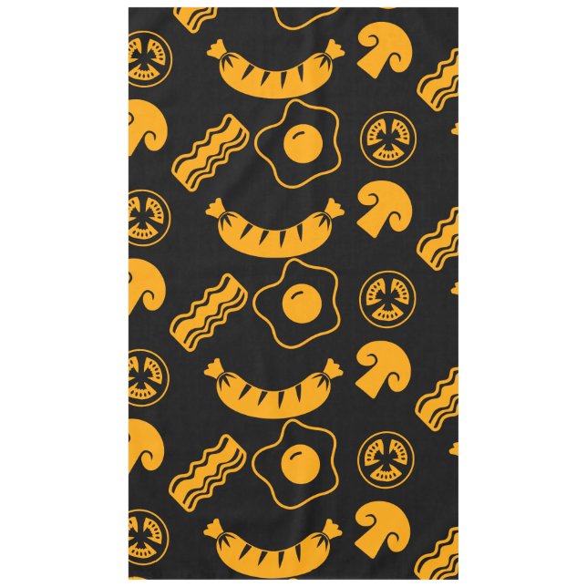 Englisch Breakfast Pattern Tischdecke (Vorderseite)