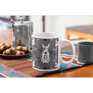 Englisch Bull Terrier Kaffeetasse | Süßer Hundelie