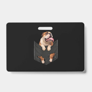 Englisch Bulldog in your Pocket Hunde Liebhaber Ausweis