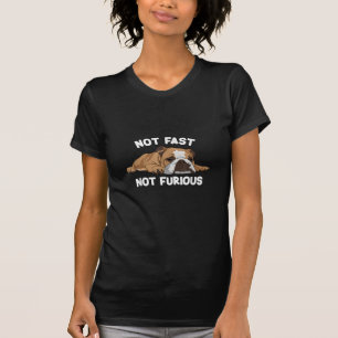 Englisch Bulldog schlafen nicht schnell, nicht wüt T-Shirt