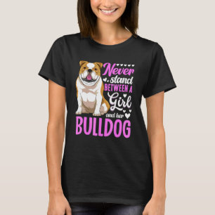 Englisch Bulldogge Hundebekleidung Für Frauen Mädc T-Shirt
