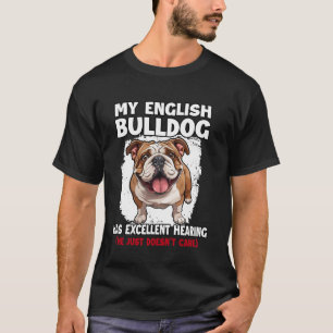 Englisch Bulldogge Hundebesitzer T Bulldogge Gehen T-Shirt
