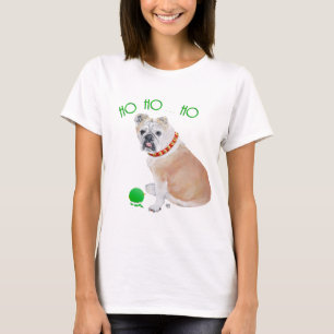 Englisch Bulldogge Weihnachten T-Shirt