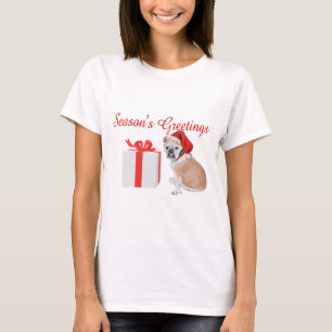 Englisch Bulldogge Weihnachten T-Shirt