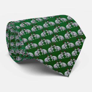 Englisch Bunny Frenzy Tie Dbl Siided (Grüner Mix) Krawatte