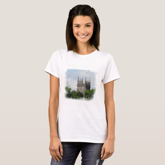 Englisch Church Foto Women's T - Shirt (Vorne ganz)