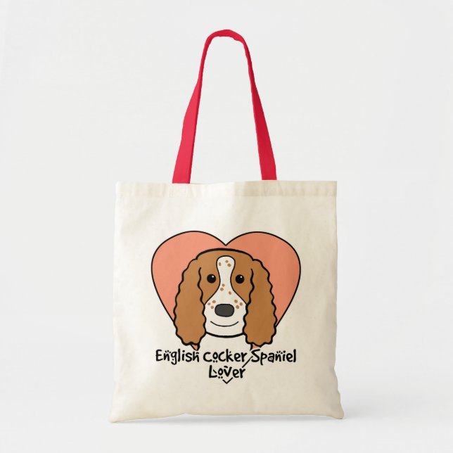Englisch-Cocker spaniel-Liebhaber Tragetasche (Vorne)