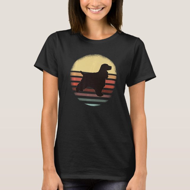Englisch Cocker Spanisch Hunde Rasse 77 T-Shirt (Vorderseite)