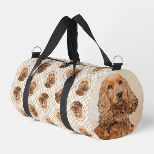 Englisch Cocker Spanisch Malerei Original Hunde Ku Duffle Bag